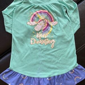 SO Kids Pajama Nightgown - Mint and Lavender